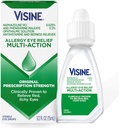 Αλλεργία Visine Eye Relief Multi-Action Αντιισταμινικό & ερυθρότητα Reliever Οφθαλμικές σταγόνες με Pheniramine Maleate & Naphazoline HCl, Αλλεργική Θεραπεία Οφθαλμικής Σταγόνας για Κόκκινο, Ichy Eyes, 0.5 fl. oz