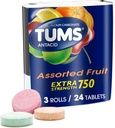 Advil Liqui-Gels minis 200 mg Ibuprofen Pain Reliever Capsules ve TUMS Fruit Antacid Chewable Tabletler Kalpburn Yardımı