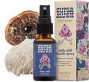 SuperMush Daily Chill Mouth Spray - Mushroom Spray Supplement Reishi - Hibiscus & Ashwagandha Mixed Mushrooms Extract Pure Liquid Sprays - Stress Relief, Relaxing & Calming - 30ml Βιολογικό Lion’s Mane