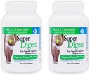 SuperDigest (2 Pack) καλύτερη Αλκαλίνη διαδικασία — Multi-Enzyme Digestive Support — Digestive Ένζυμα με Alfalfa, Papain & Bromelain (Φιλικά για χορτοφάγους)