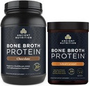 Antik Beslenme Kemik Broth Protein Toz, Çikolata, 40 Hizmet + Beef Bone Broth Protein Toz, Salted Caramel, 20 Hizmet