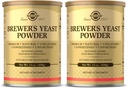 Solgar Brewer's Yeast Toz - 14 oz, 2 Paket - Doğal, Unflavored & Unsweetened - Vegetarians için Uygun - 26 Hizmet