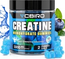 Creatine Monohydrate 5g Per Serving, No Sugar Creatine Supplements Υποστήριξη για δύναμη, απόδοση, ενέργεια, ανάκτηση, Gluten-free Creatine για γυναίκες και άνδρες (60 Gummies)