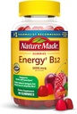 Nature Made Energy B12 1000 mcg, Dietary Supplement for Energy Metabolism Support, 80 Gummies, 40 Day Supply Ambalaj değişebilir