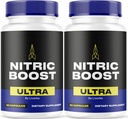 LIVORKA Nitric Boost Ultra Powder Τώρα σε κάψουλες, Advanced Formula - 120 Count (2 Μήνες Προμήθεια) - Συσκευασία των 2