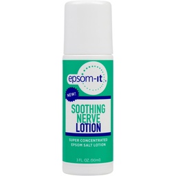 Epsom-It Καταπραϋντική Νευρική Λοτιά - Roll On Epsom Salt Magnesium Lotion, Topical Κρέμα Μαγνησίου με Καψαϊκίνη & Άρνικα για Κουρασμένους Μυς και Ύπνο, 3 ουγκιά