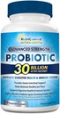 30 Milyar Probiyotiks Supplement | 10 Nadir Bilimsel Olarak Bacillus Subtilis & Bacillus coagulans prebiyotik Support Optimal Immune & Digestive Health (1 Günlük)