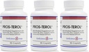 Pros-TEROL (3 Bottle kit), Prostate Relief with 900 mg Φυτικές στερόλες με Σπόρους κολοκύθας, Stinging Nattle Root, Ginger Root, Licorice Root Extracts 90 Caplets