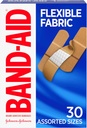 Band-Aid Brand Flex Fabric Yapıştırıcı Bandages, Comfortable Rockete Protection & Yara Care for Minor Cuts & Burns, Quilt-Aid Technology to Cushion Painful Yaras, Assorted Dimensions, 30 ct