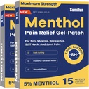 Sumifun Medicated Cold Hot Patches - 30 Count 5% Menthol Extra Strength Pain Relief Patches Ισχυρή Στοχευμένη ανακούφιση για απλούς πόνους στην πλάτη, πόνο αρθρώσεων, Stiff Neck, μυϊκό πόνο