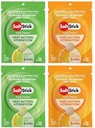 SaltStick FASTCHEWS® Resealable, Variety 4 Pack of Tart Orange & Zesty Lemon-Lime