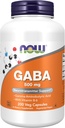 NOW GABA 500 mg, 200 κάψουλες Veg