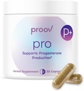 Proov - Pro - Progesterone Production - Kadınlar için Hormon Dengesi - Fertness & Menopause Support - Vitex, Ashwagandha, Maca - Herbal Supplement - 30 Capsules - 2 Ay Supply