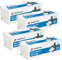 Dealmed 3" x 3" Μη-Woven Gauze Σφουγγάρια (200 Count) 4-Ply All-Purpose Μη-Sterile Απορροφητικό Οδοντιατρικό Gauze Περιποίηση Πλούτων Προϊόν για Πρώτης Βοήθειας Κιτ / Ιατρικές Εγκαταστάσεις (Pack of 4)