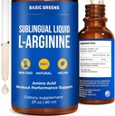 L Arginine Liquid - L-Arginine Supplement for Men and Women with Nitrik Oksit Precursor, L Arginine Supplement