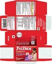 Tylenol Çocuk Ağrısı + Ateş Çekilebilir Tabletler Grape Flavor - 24 ct, 4 Paket