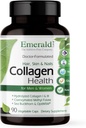 EMERALD LABS Collagen Health - Hydrolyzed Collagen for Health, Skin & Nails with Saw Palmetto & Beta-Sitosterol - Ayrıca Immune & Adrenal Health - 90 Sebze Capsules (30-Day Supply)