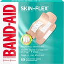 İlk Yardım ve Yara Bakımı için Band-Aid Brand Skin-Flex Prestige Bandages for First Aid & Yara Care of Minor Cuts, Yararlar & Burns, Flex Sterile Bandages Great for Fingers, Hands & Dizs, Assorted Dimensions, 60 ctt