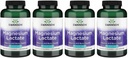 Swanson Lactate - Mineral Ekleme Kas ve Bone Health Support - Lactose-Free Lactate Mineral Formu - (120 Capsules, 84 mg Her) 4 Pack