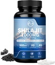 Συμπλήρωμα Shilajit, κάψουλες Shilajit με Fulvic Acid για άνδρες και γυναίκες, Shilajit με 85+ Trace Minerals for Energy, Performance & Immune Health 
