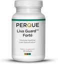 PERQUE Liva Guard Forte 120 Softgels – φυτική & αντιοξειδωτική φόρμουλα για τη λειτουργία του ήπατος & Detox – Υποστηρίζει τη μεταβολική & κυτταρική υγεία – μη ΓΤΟ, χωρίς γλουτένη, χορτοφαγική φόρμουλα – 120 κόμης