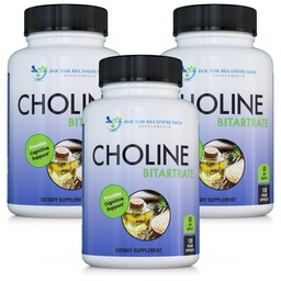 ΕΓΓΡΑΦΑ ΣΥΜΠΛΗΡΩΜΑΤΑ Premium Choline - 500 mg - 120 κάψουλες λαχανικών Υποστηρίζει Γνωστική Υγεία, Μνήμη & Περισσότερα - 3 Συσκευασία