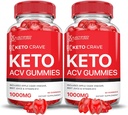 Αιτιολογημένα Εργαστήρια (2 Pack Keto Crave Keto ACV Vegan Non GMO 120 Gummies
