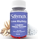 Love Rhythms L-Arginine 500MG & Tribulus Terrestris για άνδρες – Stamina & Vitality Support - Μη ΓΤΟ, 100% Βιολογικά Συμπληρώματα για άνδρες - Ενεργός τρόπος ζωής & Φυσική ευεξία - 60 κάψουλες