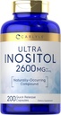 Carlyle Inositol Supplement | 2600 mg | 200 Capsules | Kadınlar ve Erkekler için | Myo-Inositol | Non-GMO, Gluten Free Free