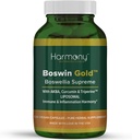 Harmony Nutraceuticals Boswin Gold Liposomal - Υψηλότερη Ικανότητα Μέγιστη Βιοδραστηριότητα Dr. Gumman's Clinical Grade Synergized with Turmeric & Triperine