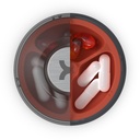 Promixx CORE Pills Vakaları - Manyetik Stackable ve Pocket-Sized Vitamin & Supplement Daily Pill Organizer - Dayanıklı ve Ted Free (Graphite Gray)