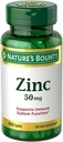 Nature's Bounty Zinc, Immune Support, 50 mg, Caplets, 100 Ct (Συσκευασία των 2)