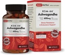 DailyNutra KSM-66 Ashwagandha 600mg Βιολογικό εκχύλισμα ρίζας - Συμπλήρωμα υψηλής ισχύος με 5% Withanolides 
