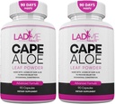 Pure Cape Aloe Herbal Laxative for Constipation Relief Health Bowel Movement Natural Colon Cleanse & Detox Diyetary Supplement Ladyme 180 Capsules