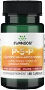 Swanson P-5- P (Πυριδοξαλικό-5- Φωσφορικό) Συνζυμωμένη Βιταμίνη B-6 40 Χιλιογραμμάρια 60 Καψάκια