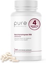 Saccharomyces Boulardii Probiyotiks 10 Milyar CFU - ABD'de Yapılacak | No Fillers, Patented Strain: Lynside CNCM Erkekler ve Kadınlar için I-3799 Probiyotikler | Pure TheraPro Rx - 240 Capsules