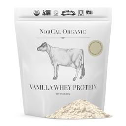 NorCal Organic Vanilla Whey Protein - 2lbs 