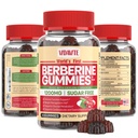Βερβερίνη με Ceylon Cinnamon Gummies — Χωρίς ζάχαρη, 98% Καθαρή & 10x Απορρόφηση - 1200mg HCL Βιολογική Βερβερίνη Συμπλήρωμα για τη Διαχείριση του Βάρους, Ανοσία, Μεταβολική & Πεθητική Υγεία (30 Ημέρες)