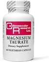 Cardiovascular Araştırma Magnezyum Taurate 125 mg, 60 Capsules, Creamy White