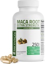 Bronson Maca Root Ekstra Lepidium Meyenii, Non-GMO, 250 Vegetarian Capsules
