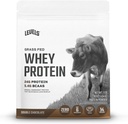 Επίπεδα Grass Fed Whey πρωτεΐνη σκόνη, καμία τεχνητή ουσία, 24G πρωτεΐνης, διπλή σοκολάτα, 1LB