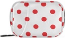 Naanle Red ve White Polka Dots Pill Box 7 Day Case Bag Travel Organizer with Surface Portable Weekly Compact Boyut for Vitamin Supplement Sahibi A Dots Red 4.6 x 3.14 x 1.88 inç 0.12 kilogram