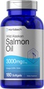 Horbäach Wild Alaskan Salmon Fish Oil | 180 Softgel Capsules | Gluten Free, Non-GMO | Yüksek Potency | Mükemmel Omega-3 Fatty Acids EPA ve DHA