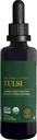 Global Healing Center - Organic Tulsi (Holy Basil Leaf Extract) Vegan Liquid Supplement Drops (Organic Basil) - Βιοδιαθέσιμο βότανο για φυσιολογική αντίδραση στο στρες, φυσική ενέργεια & ανοσοποιητική υποστήριξη