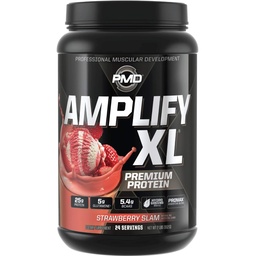 PMD Sports Ενισχύστε XL Premium Whey Protein Supplement Hydro Greens Blend - Glutamine και Whey Protein Matrix με Superfood για τους μυς, τη δύναμη και την ανάκτηση - Φράουλα Slam (24 εξυπηρετούν)