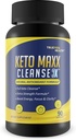 Keto Maxx Cleanse 3X - Keto Friendly Cleanser - 90 Günlük Supply - Cleanse & Detox Desteği - Flush Waste, Toxins, & Impurities - Aid Digestion, Gut Health, & Reduced Inflammation - Boost Energy