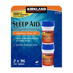 Kirkland Sleep Aid Δοξυλαμίνη Ηλεκτρικό 25 mg 192 δισκία