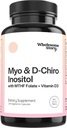 M-y-o in-os-itol & D-Chiro Inositol Κάψουλες με MTHF, Folate, Βιταμίνη D