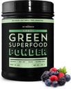Sun Bay Foods Triple Berry Green Superfood Powder | Non-GMO | Super Greens Drink Blend | 10 oz.