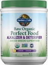 Life Raw Organic Perfect Food alkalizer & Detoxifier Juiced Greens Superfood Toz - Lemon Ginger, 30 Hizmet - Non-GMO, Gluten Free Whole Food Diyetary Supplement, Plus Probiyotiks